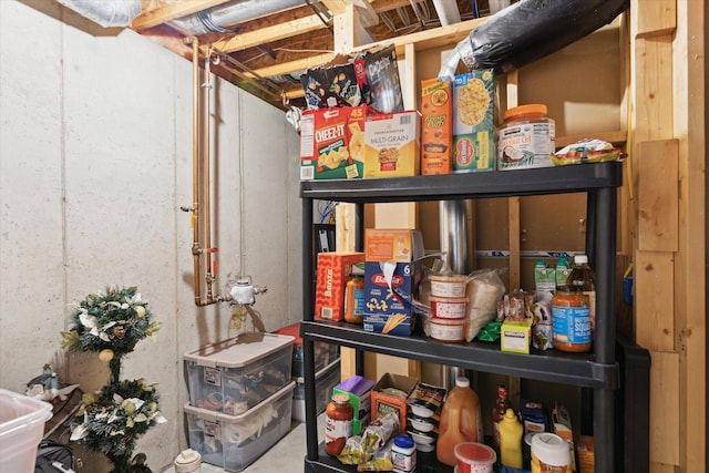 view of pantry