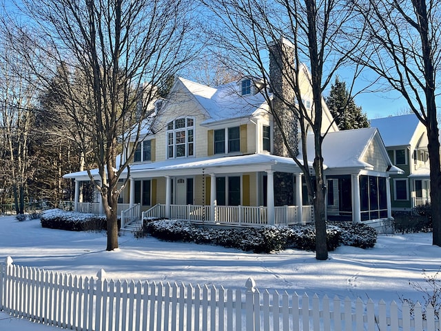 view of front of home