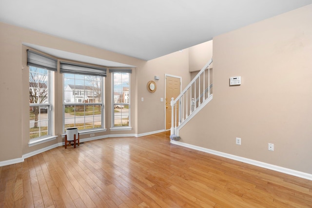 foyer featuring light hardwood / wood-style floors