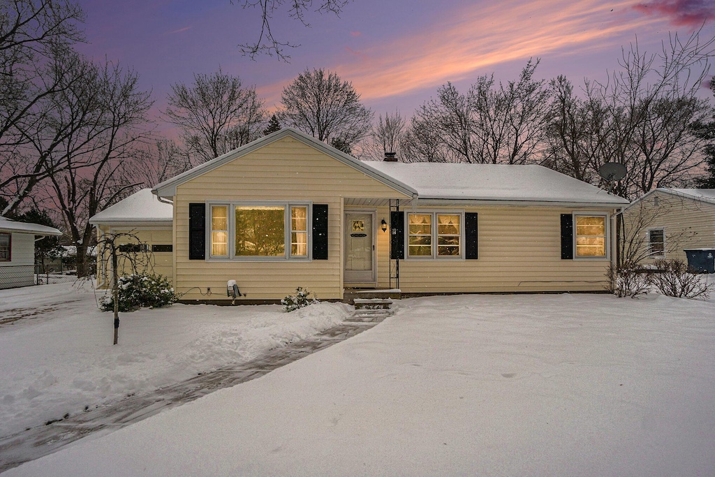 view of ranch-style house