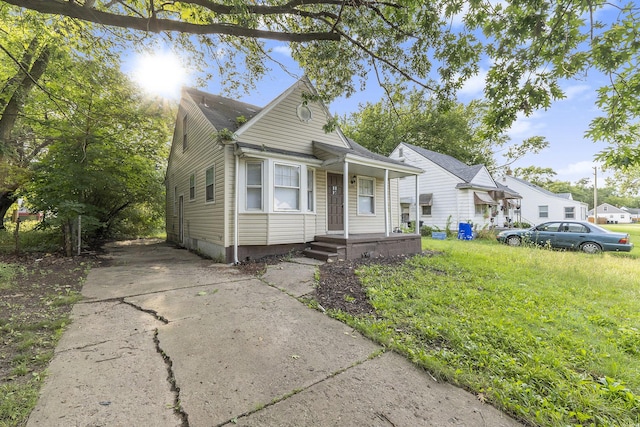 view of bungalow