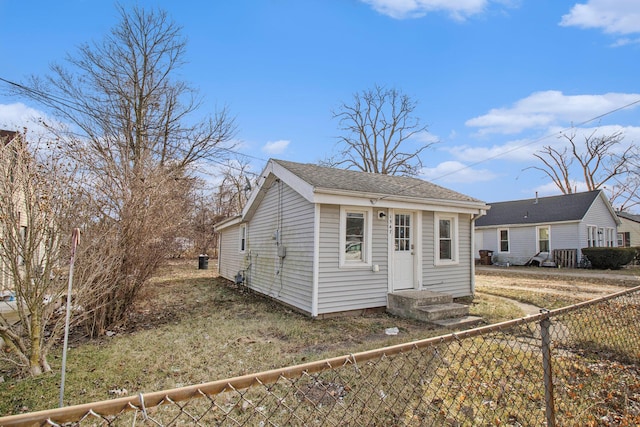 view of bungalow-style home