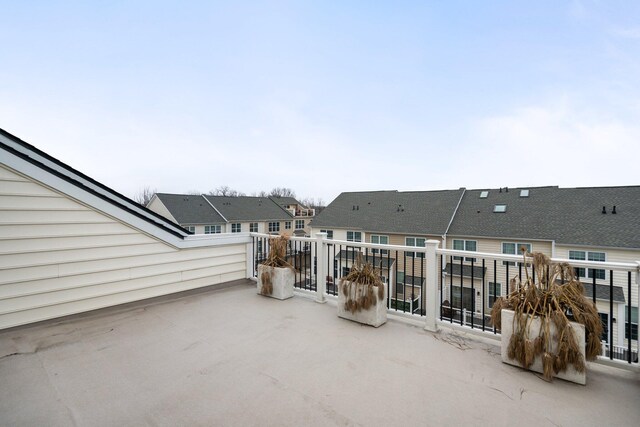 view of patio / terrace featuring a balcony