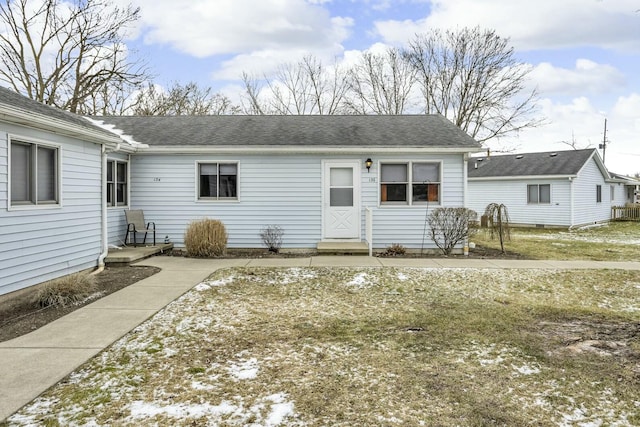 view of rear view of property