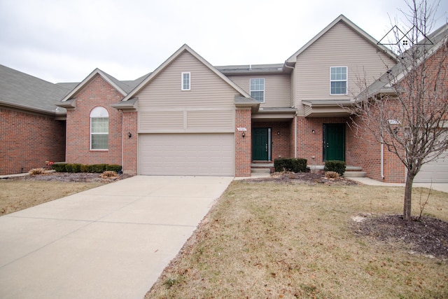 view of front of home featuring a front yard