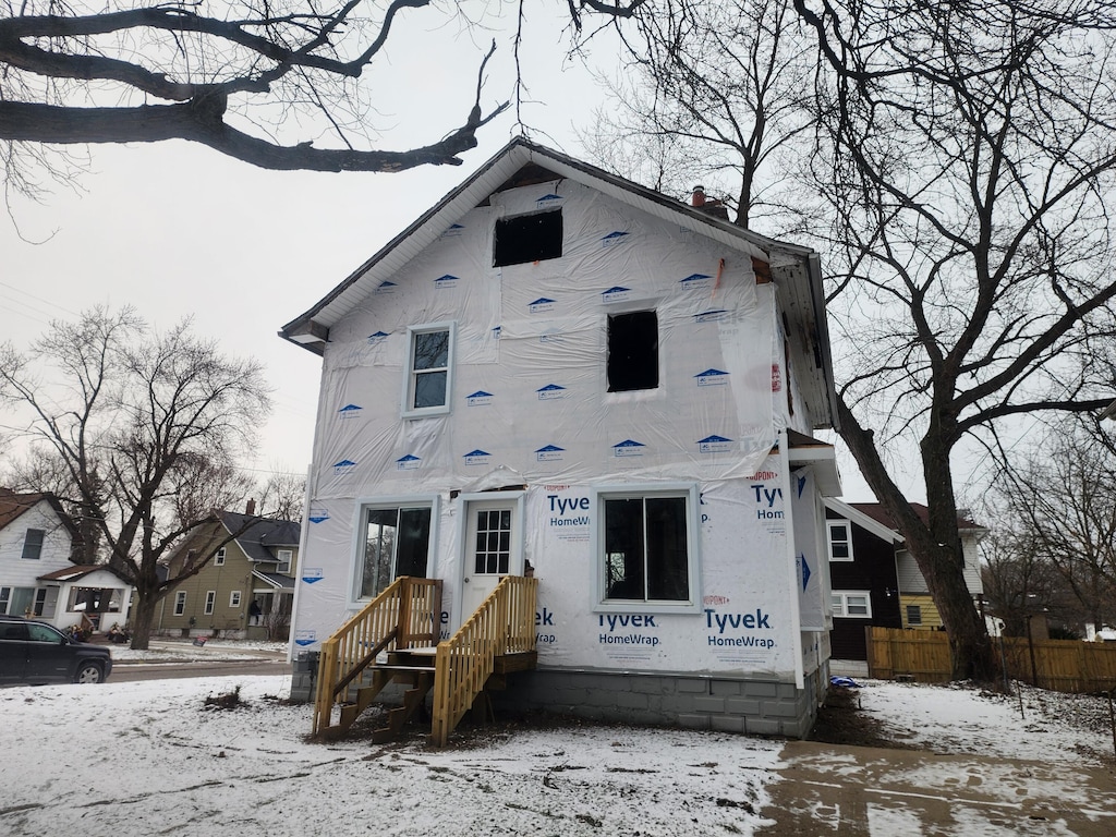 view of property in mid-construction