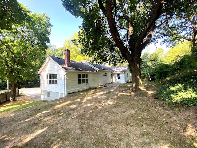 view of back of property