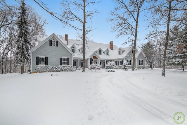 view of front of property