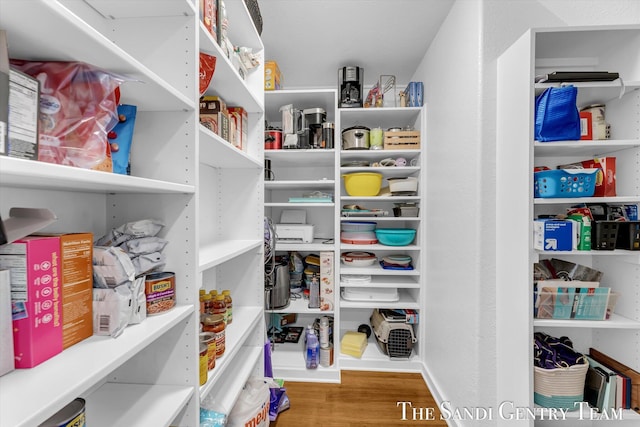 view of pantry