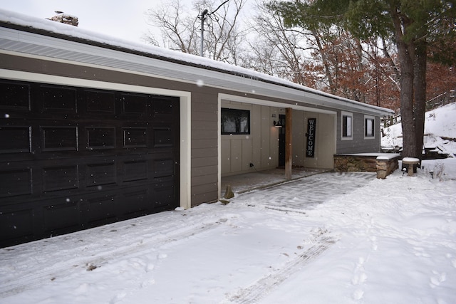 view of front of home