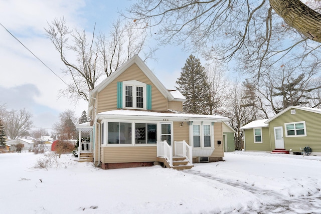 view of front of property