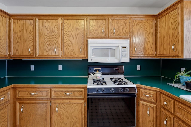 kitchen with white appliances