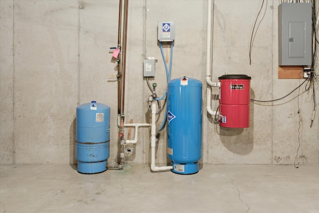 utility room featuring electric panel