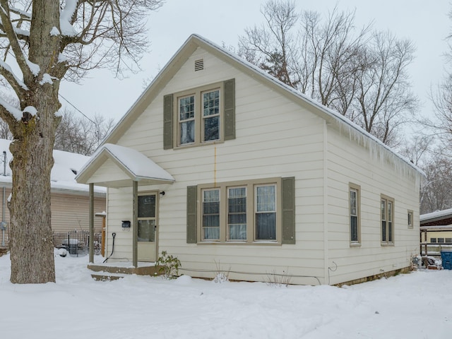 view of bungalow-style house