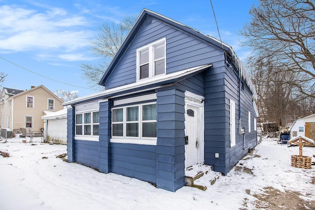 view of bungalow-style home