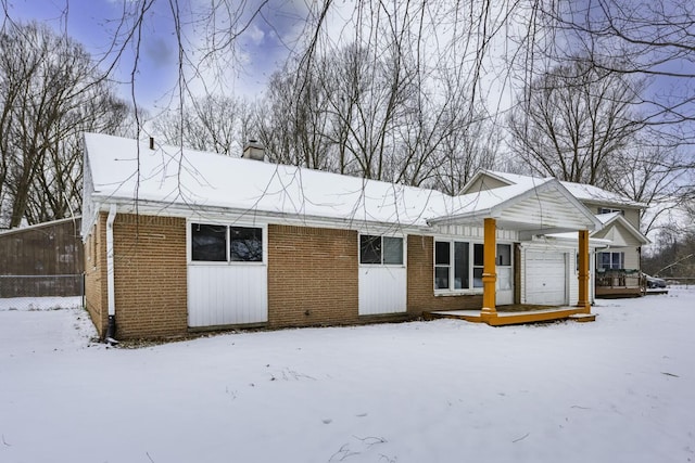 view of front of property