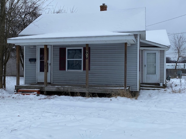 view of front of home