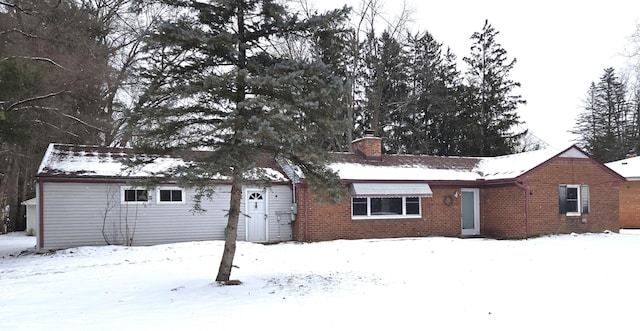 view of ranch-style house