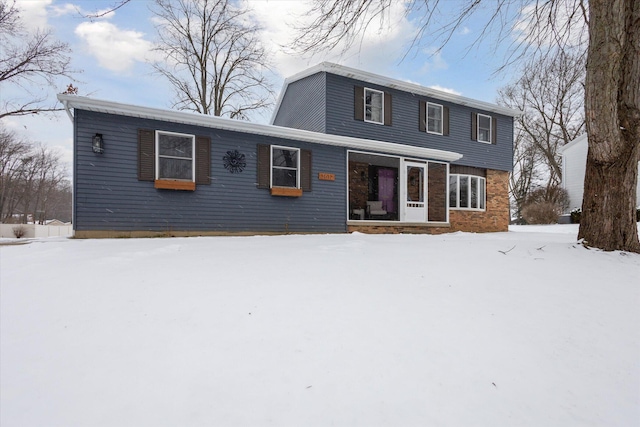 view of front of home