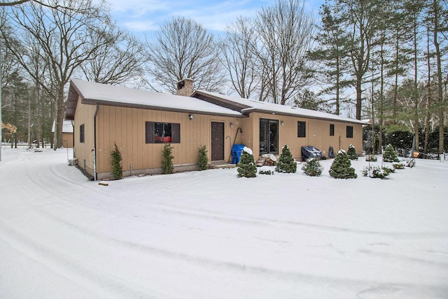 view of front of home