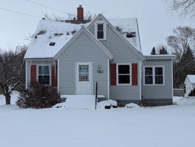 view of front of property