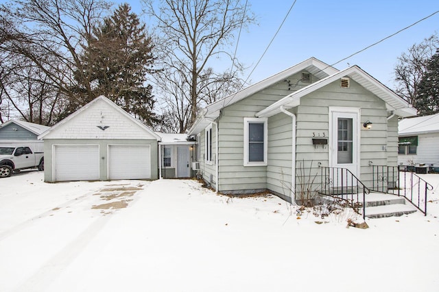 view of bungalow-style house