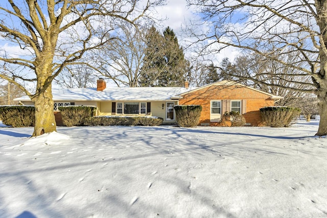 view of ranch-style house