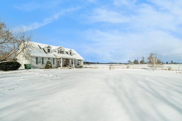 view of front of home featuring a porch