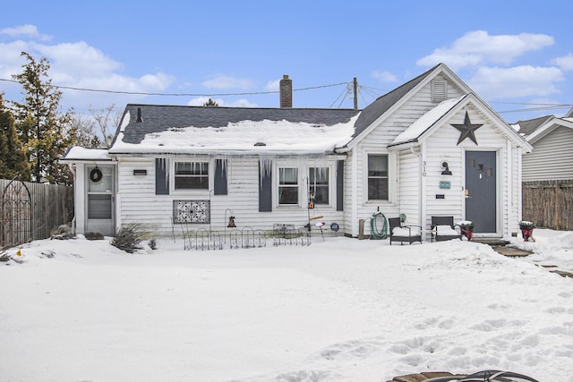 view of ranch-style house