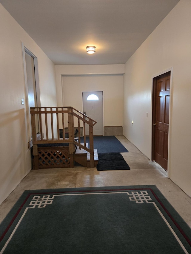 view of entrance foyer