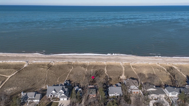 water view with a beach view