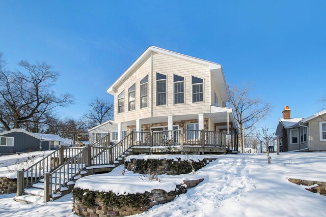 view of front of home