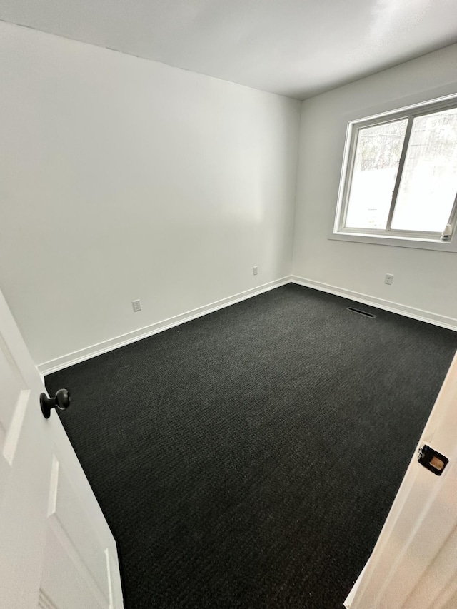 spare room with carpet floors