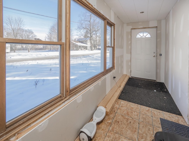 view of doorway to outside