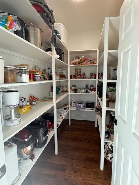 view of pantry