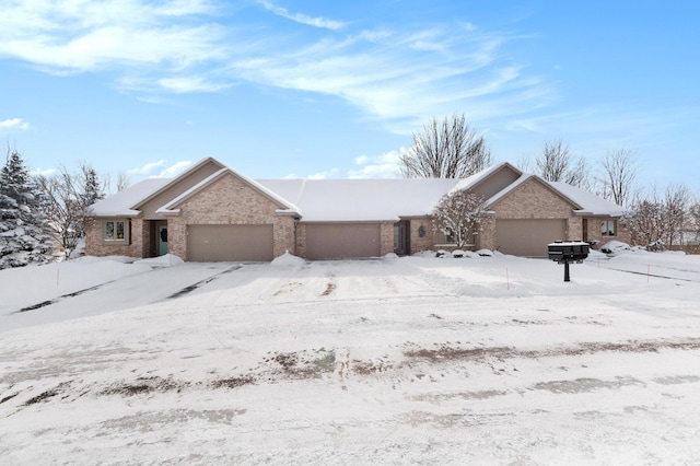 view of ranch-style home