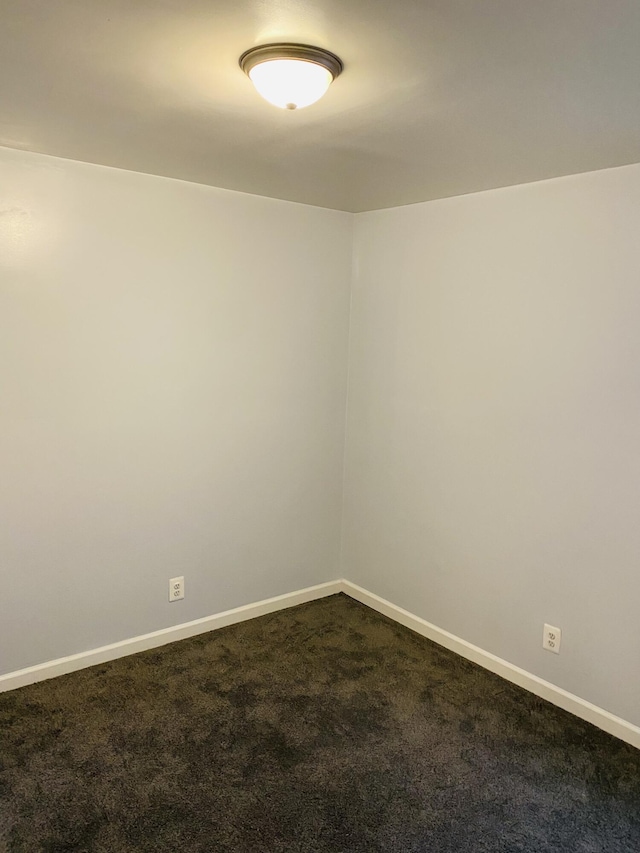 empty room with carpet floors