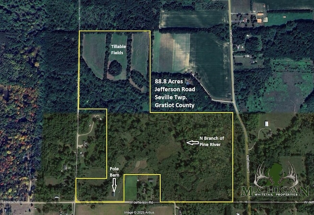 11765 W Jefferson Rd, Riverdale MI, 48877 land for sale