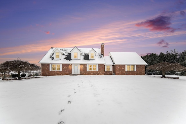 view of cape cod house