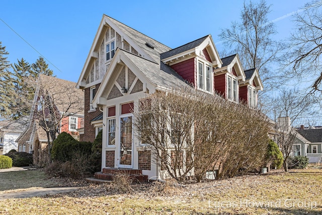 view of front of home with entry steps