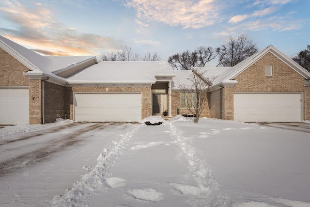 view of ranch-style home