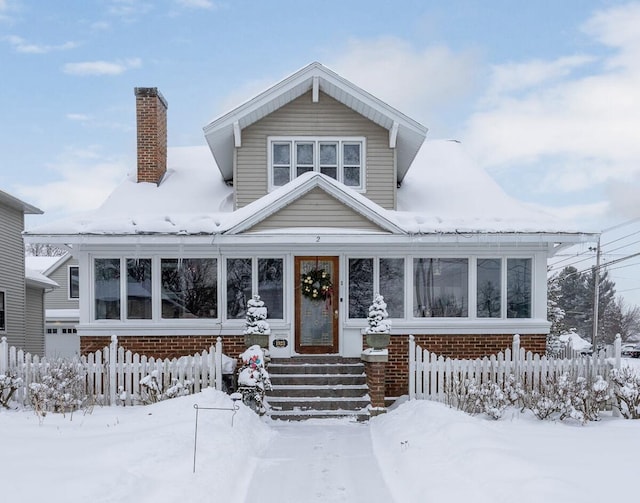 view of front of house