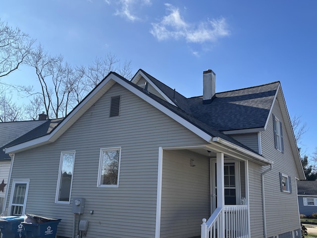 view of rear view of house