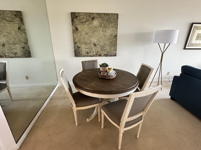 view of dining area