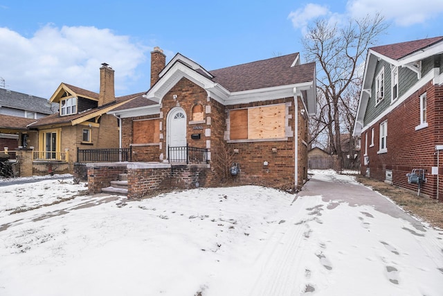 view of front of property