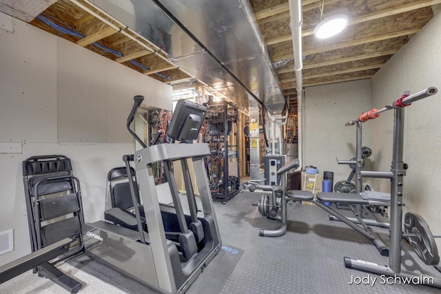 view of workout room