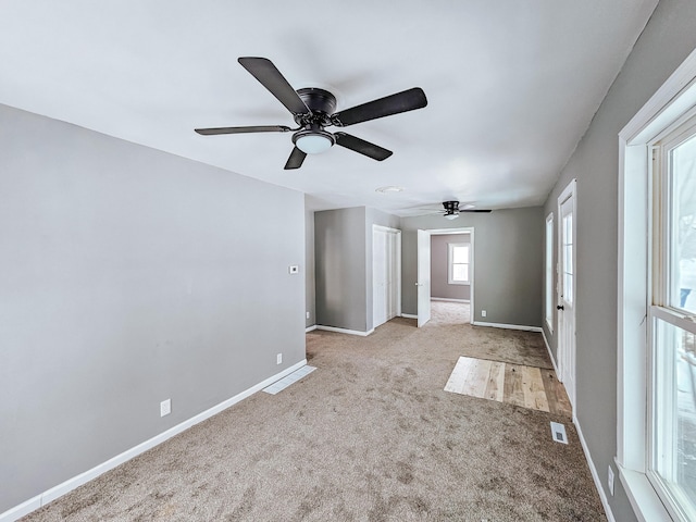 empty room with light carpet