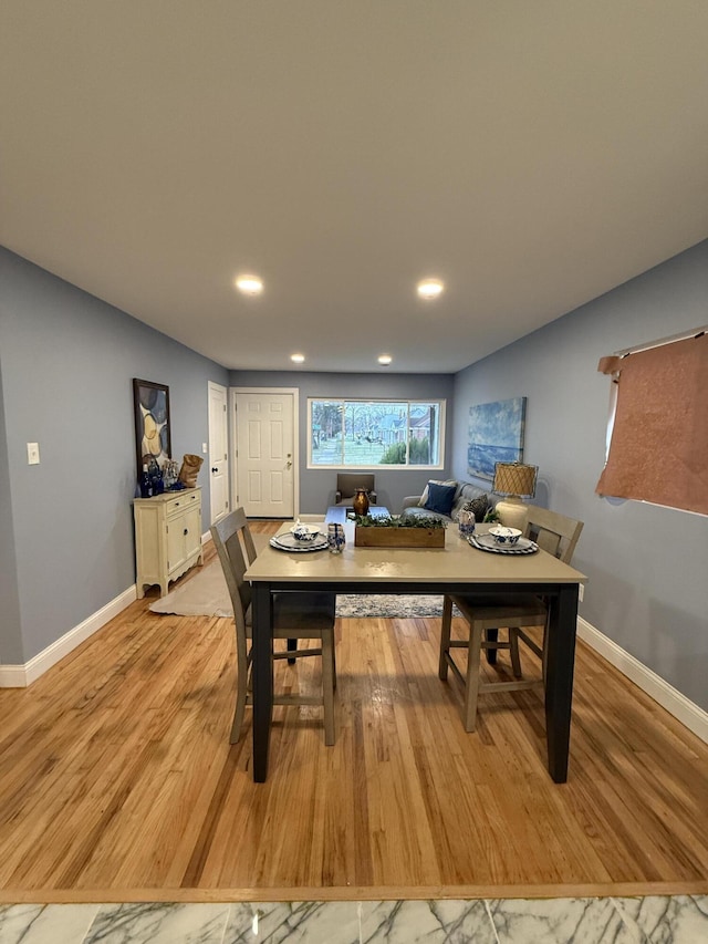 office space featuring light hardwood / wood-style floors