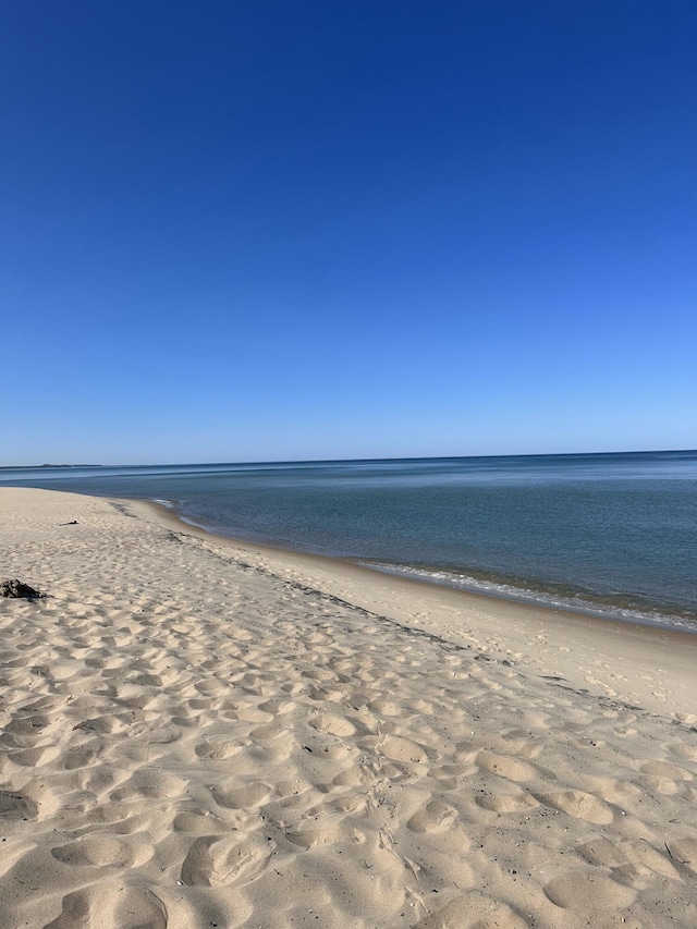 water view featuring a beach view