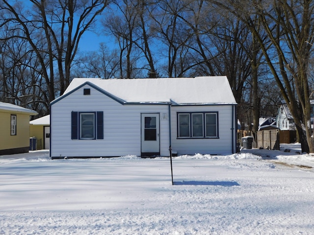 view of front of home